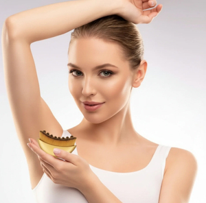 Brosse dorée <span class=keywords><strong>lymphatique</strong></span> pour le visage, brosse sèche pour le visage, masseur de contour facial, brosse de <span class=keywords><strong>massage</strong></span> <span class=keywords><strong>lymphatique</strong></span> pour sculpter la mâchoire - Product Image 2