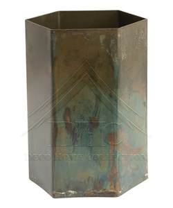 Jarrón de Metal con Textura Dorada Moderna, Estilo Nórdico, Maceta de Hierro, Jarra Decorativa Antigua para Centro de Mesa de Boda o Hogar - Product Image 3