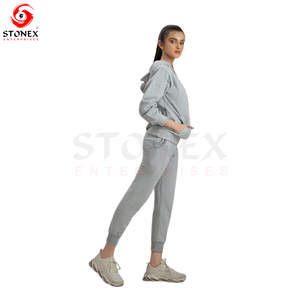 Fabricant Personnalisé Détresse Patch Strass Survêtement 2pc Pantalon De Survêtement Évasé Et Sweat À Capuche Lavage À L'acide Cropped 2 Pièces Ensemble Pour Les Femmes - Product Image 5