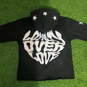 เสื้อฮู้ดปรับแต่งได้สำหรับผู้ชายและผู้หญิง100% มีฮู้ดโลโก้งานปักและพิมพ์ตามสั่ง - Product Image 4