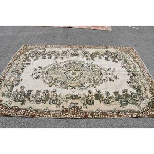 พรมขนแกะ6in สไตล์วินเทจ9in x 8FT พรมปูพื้นสำหรับตกแต่งห้องนั่งเล่นสีน้ำตาลงานเย็บปะติดปะต่อกันชุดพรมปูพื้นสำหรับตกแต่งห้องนั่งเล่น - Product Image 4