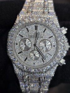 Iced 925 Moissanite <b>Watch</b> <b>for</b> Hop Vvs Quality Vvs1 Jewelry <b>Women</b> Diamond Pass Tester 100% Out Hip 925 Moissanite <b>Watch</b> - Product Image 2