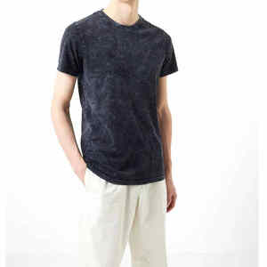 T-shirt lavé à l'acide de haute qualité T-shirts pour hommes de qualité supérieure Fournisseur de t-shirts pour hommes à manches courtes du Pakistan - Product Image 5