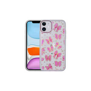เคสแข็งลายกลิตเตอร์หรูหราสำหรับไอโฟน 11 พรีเมี่ยมซิลิโคนป้องกันโทรศัพท์เคลือบไฟฟ้าแบล็คชาร์ค โพโค A53 - Product Image 1