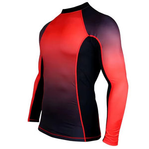 Protector de erupción de entrenamiento de compresión larga para hombres más vendidos para adultos logotipo personalizado para gimnasio MMA al por mayor protector de erupción para hombres - Product Image 2