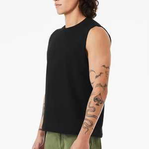 Débardeur Bella Canvas 3001, débardeur personnalisé, débardeurs pour hommes, vêtements de musculation, vêtements de sport, sans manches, coloré - Product Image 1