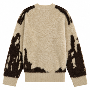 Suéter de Cachemira con Capucha Extra Grande, Cuello Redondo, Suave, Transpirable, Antiarrugas, con Forro de Lana, Ropa Casual de Invierno para Hombre - Product Image 2