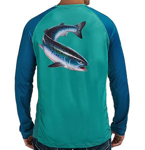 OEM ODM Qualité supérieure Conception personnalisée Impression par sublimation Manches longues Chemises de pêche personnalisées Jersey - Product Image 3