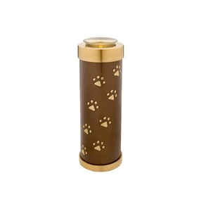 Urna de cremación para gatos domésticos de latón, urna con forma de gato de recuerdo de la mejor calidad en latón, Metal, cobre, urna para mascotas con acabado antiguo - Product Image 5