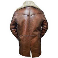 Hochwertige Echtleder-Herrenjacke für Herbst und Winter, 300g Verdickt, Warm, Wendbar, Business-Casual-Mantel