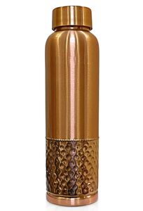 Paquete de regalo Botella de cobre Alto estándar Respetuoso con el medio ambiente Multiusos Accesorios para bebidas Diseño martillado Parte inferior aplicable - Product Image 3