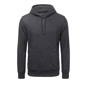 Sweat à capuche en polaire lourd personnalisé ODM Motif solide brodé Saison d'hiver Design surdimensionné Teint uni avec marque privée - Product Image 1