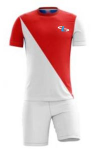 Camiseta de fútbol deportiva Unisex transpirable de poliéster con estampado personalizado, uniforme de fútbol, cuello redondo, manga corta, conjunto para todas las estaciones - Product Image 5