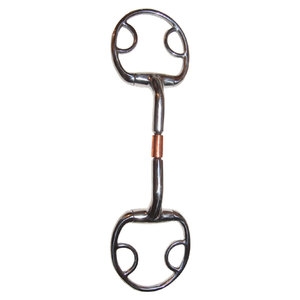 OEM Komfort Cobre Rodillo Boca Caballo Bit | Logotipo personalizado de acero inoxidable Formación Snaffle Bit Venta al por mayor Tachuela ecuestre - Product Image 2