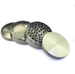 63MM Stainless Steel Herb Grinder 3 Pieces Matte Herb Grinder Aluminum Herb Grinder Price Products - Product Image 1
