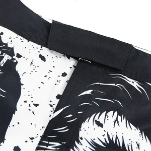 Pantalones cortos MMA personalizados de alta calidad para hombre, ligero, estampado de logotipo, elásticos, transpirables, 100% poliéster, última ropa de artes marciales - Product Image 3