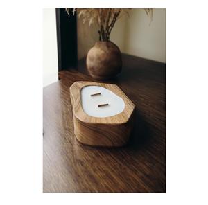 โถเทียนทำจากไม้รูปทรงเทียนตามขนาดสั่งไม่เหมือนใครสวยงาม - Product Image 6