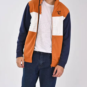Sudaderas con Cremallera Hechas en Pakistán para Hombre, Diseño Moderno, Contraste de Color, Sudaderas con Cremallera para Hombre a Bajo Precio - Product Image 3
