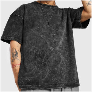 เสื้อยืดผู้ชาย Bella Canvas ผ้าโพลีคอตตอน แขนสั้น ล้างสีแบบ Acid/Stone Wash สไตล์วินเทจ แห้งเร็ว ระบายอากาศได้ดี เป็นมิตรกับสิ่งแวดล้อม - Product Image 4