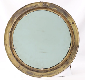 Decoración de Pared Náutica de Latón Antiguo de Alta Calidad y Gran Venta - Decoración para el Hogar con Diseño de Ventana Marítima - Product Image 1