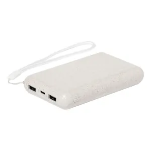Power Bank Ecologico Surum in Paglia di Grano per Kit da Viaggio e Gadget - Product Image 4