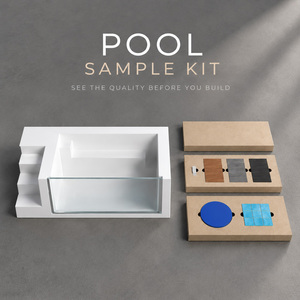 Kit de conception de piscine en stock – Modèle de piscine en acrylique avec mosaïque et options de finition WPC – Prêt à l'emploi à l'étranger - Product Image 1