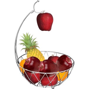 ตะกร้าผลไม้โลหะทนทานสำหรับใช้ในบ้านและห้องครัว - Product Image 6