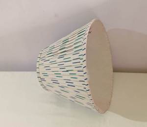 Style Vintage Rayé Tissu À Volants Lumière Abat-Jour Table Lampadaire Bloc Imprimer Ikat Coton Tissu Conception Prix Raisonnable Décor - Product Image 2