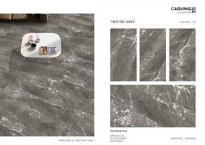 Porcelana Natural Vitrum, azulejos de suelo de alta calidad de 600x1200mm, superficie mate/brillante/tallada, azulejos de 24x48 pulgadas, Material de construcción - Product Image 3