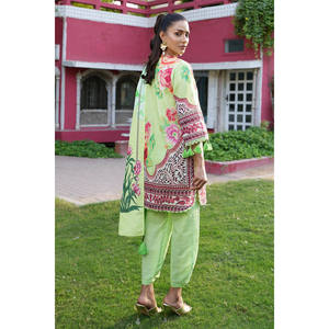 Traje Khaddar de 3 Piezas con Estampado Digital SD-52241 - Product Image 2