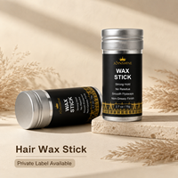 Cire coiffante naturelle en stick à tenue forte, hydratante, sans résidu blanc, pour perruques, bords et cheveux naturels – Marque privée