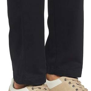 Jeans noirs pour hommes, taille mi-haute, coupe slim, denim stretch délavé, tricoté, confortable, décontracté, été, respirant, séchage rapide, léger - Product Image 3