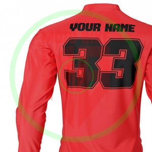 Nouveau design de maillot de motocross à manches longues respirant, impression personnalisée de maillot de motocross à prix raisonnable - Product Image 6