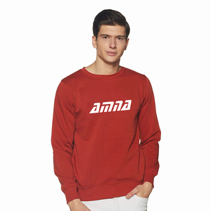 Sudadera con capucha de manga larga para hombre, de Color rojo, ropa informal de poliéster, superventas - Product Image 1