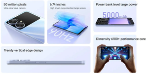 Nuovo <span class=keywords><strong>Xiaomi</strong></span> <span class=keywords><strong>Redmi</strong></span> 13R 5G 128GB sbloccato per globale, telefono <span class=keywords><strong>cellulare</strong></span>, Smartphone - Product Image 6