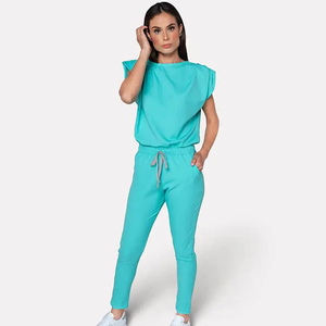 Uniforme de gommage unisexe Costume d'infirmière pour animaux de compagnie Salon de beauté Ensembles médicaux Uniformes de spa Ensembles de gommage pour femmes Vêtements de travail Uniformes d'hôpital - Product Image 4