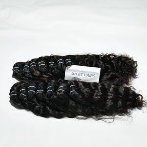 ผมต่อแบบเวฟ 100% ของแท้จากผู้หญิงอินเดีย ไม่ผ่านการแปรรูปเคมี  จัดเรียงเกล็ดผม  สำหรับผู้หญิงผิวสี  ผมเวอร์จิ้นธรรมชาติ - Product Image 3