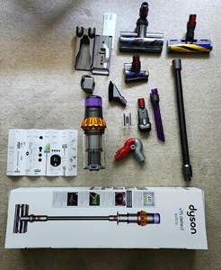 Nueva Aspiradora Inalámbrica Dysun V15 Detect Extra con 10 Accesorios - Amarillo/Níquel - Product Image 3