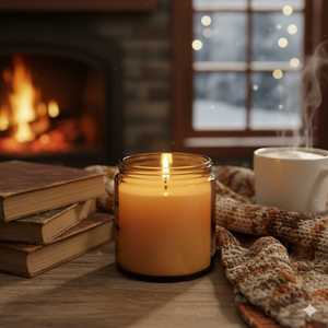 Bougie en pot d'ambre en gros, décoration d'intérieur, bougie décorative parfumée à la cire de soja, prix le plus bas avec une qualité supérieure d'un fabricant indien - Product Image 2