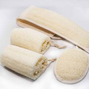 Productos de lufa Baño para baño y ducha Esponja de lufa con cuerda Esponja de lufa natural en ángulo de belleza y cuidado personal - Product Image 1