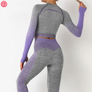 Mallas de mujer con logotipo personalizado, mallas transpirables de color sólido para gimnasio, mallas de mujer, fabricante profesional, mallas de yoga para mujer - Product Image 2