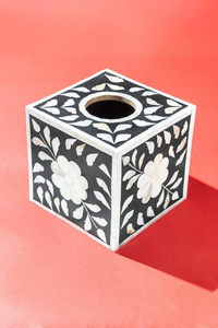 Bone Inlay Decorative Napkin Holder and Tissue Box Holder for Home Top <b>Tabletop</b> Home Decoration - Product Image 3