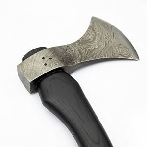 Haches en acier Damas sur mesure avec manche en bois dur naturel pour le camping, l'utilité quotidienne et l'usage quotidien, haches en acier Damas de haute qualité - Product Image 2