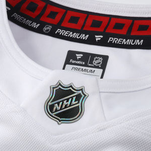 Jersey de hockey personalizado blanco y rojo para hombre, ropa deportiva de retazos ligera de manga larga, ropa de calle atlética cómoda, Top - Product Image 4