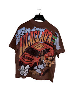 Ropa de calle de alta calidad Vintage lavado con ácido cuello redondo de gran tamaño 100% algodón Dtg impreso Camiseta holgada para hombres - Product Image 5