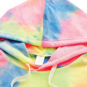 Sudadera Corta con Capucha para Mujer, Logotipo Personalizado Impreso, 100% Algodón, Felpa, Talla Grande, Sudadera Corta para Mujer - Product Image 3