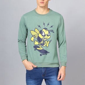 Nouveau sweat-shirt imprimé pour hommes d'hiver personnalisé OEM vente en gros de haut à manches longues style tendance pas cher prix polaire polyester/coton - Product Image 1