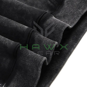 Vente en gros de pulls à capuche pour hommes doublés de molleton de coton et de polyester pour l'hiver design uni teint sur mesure fabriqué au Pakistan - Product Image 4