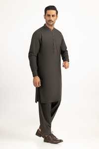 Shalwar Kameez pakistanais sur mesure en taille plus pour hommes, vente en gros, ensemble décontracté pour adultes musulmans avec logo et couleur personnalisés - Product Image 4