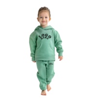 Sudadera con capucha para gruesa Niño, conjunto de pantalones y sudadera de lana para invierno